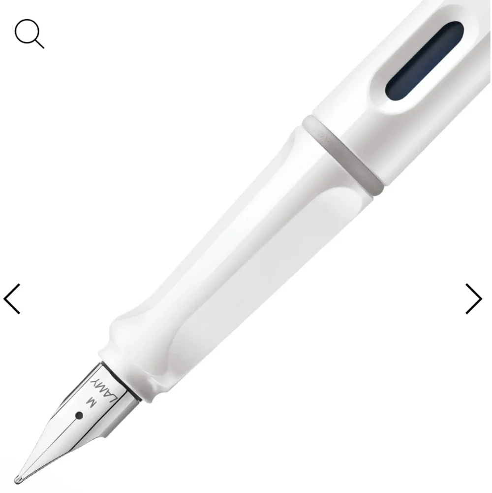 ❤️BUY 10 GET 5 FREE LAMY Safari Fountain Pen, Color White, Retail $37.00 USD